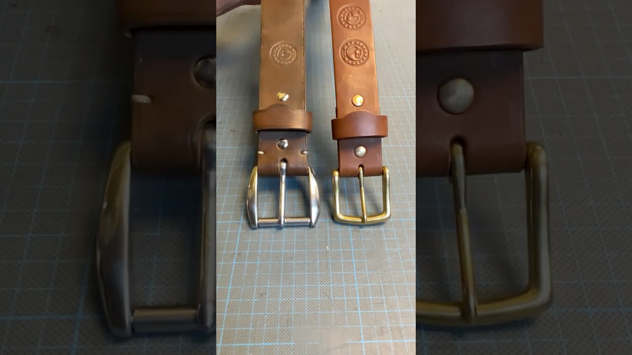 The king of leather belts with a legendary buckle - Heavy Duty Leather 12 OZ Hermann Oak - Part 2
