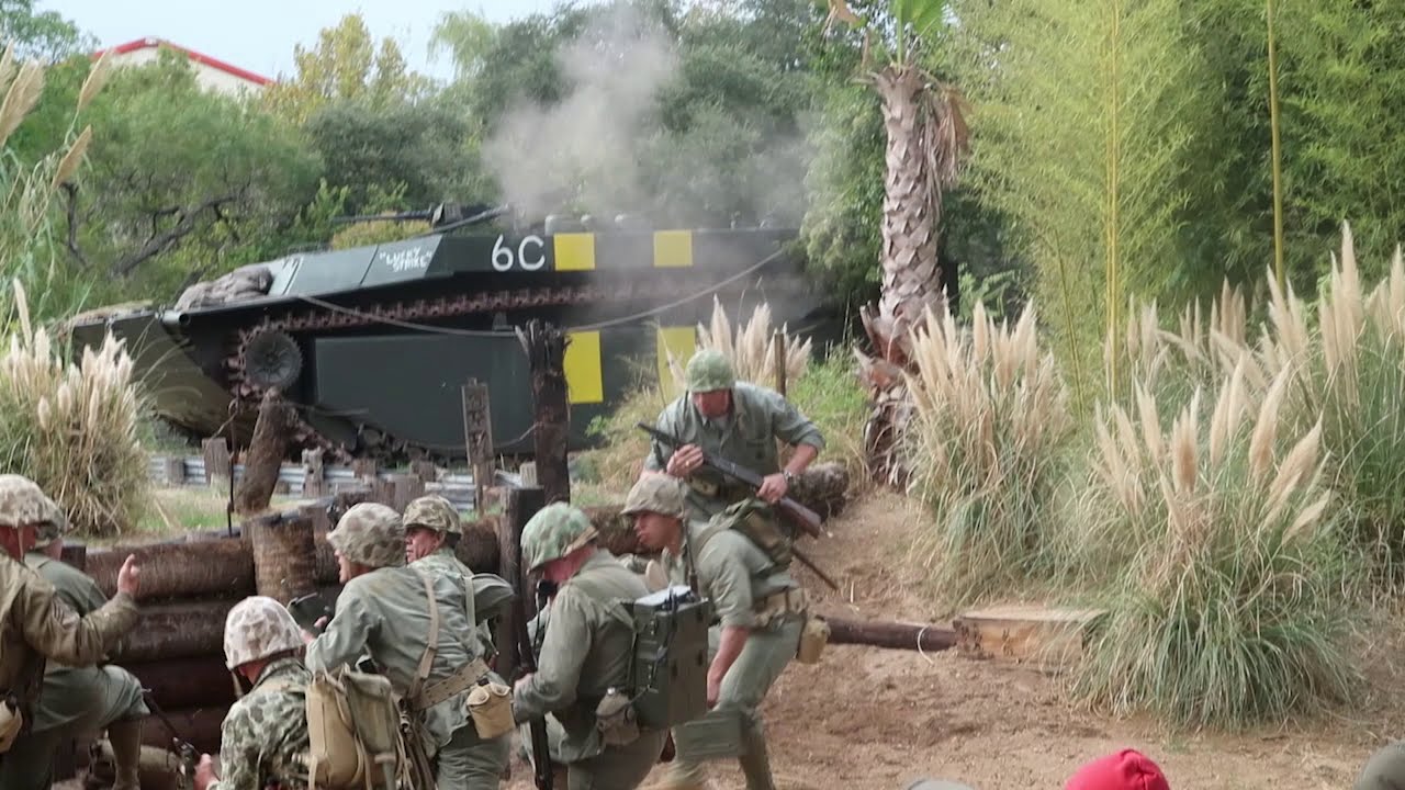 National Museum of the Pacific War - Epic WWII Battle Reenactment in Texas