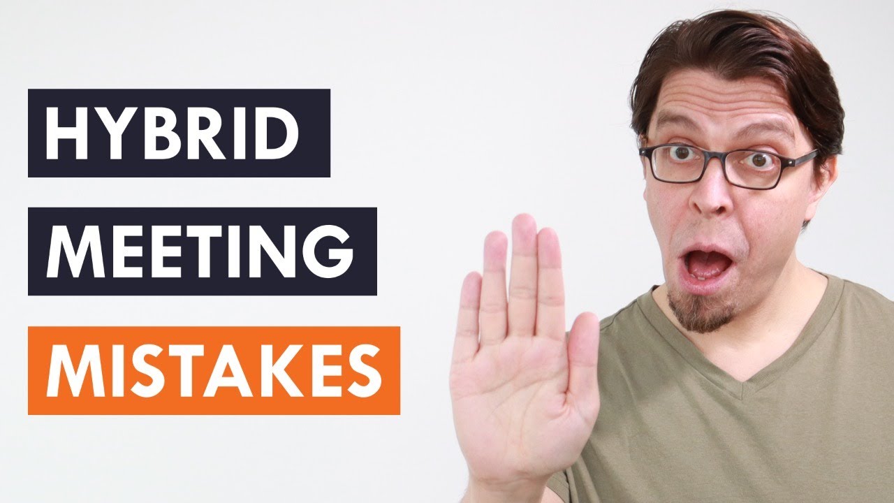 Top 5 tech mistakes in hybrid meetings that you should avoid