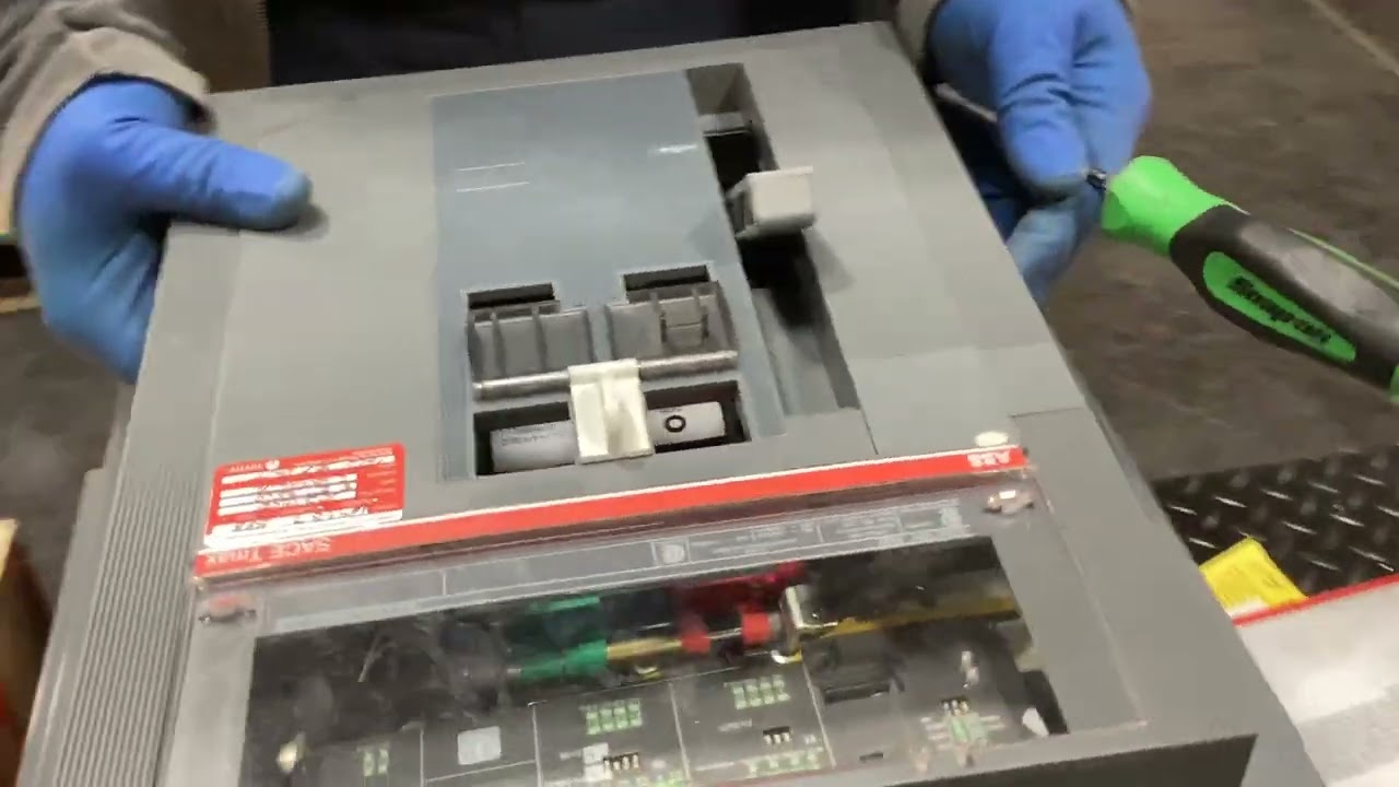 Shunt Trip Install, ABB Tmax