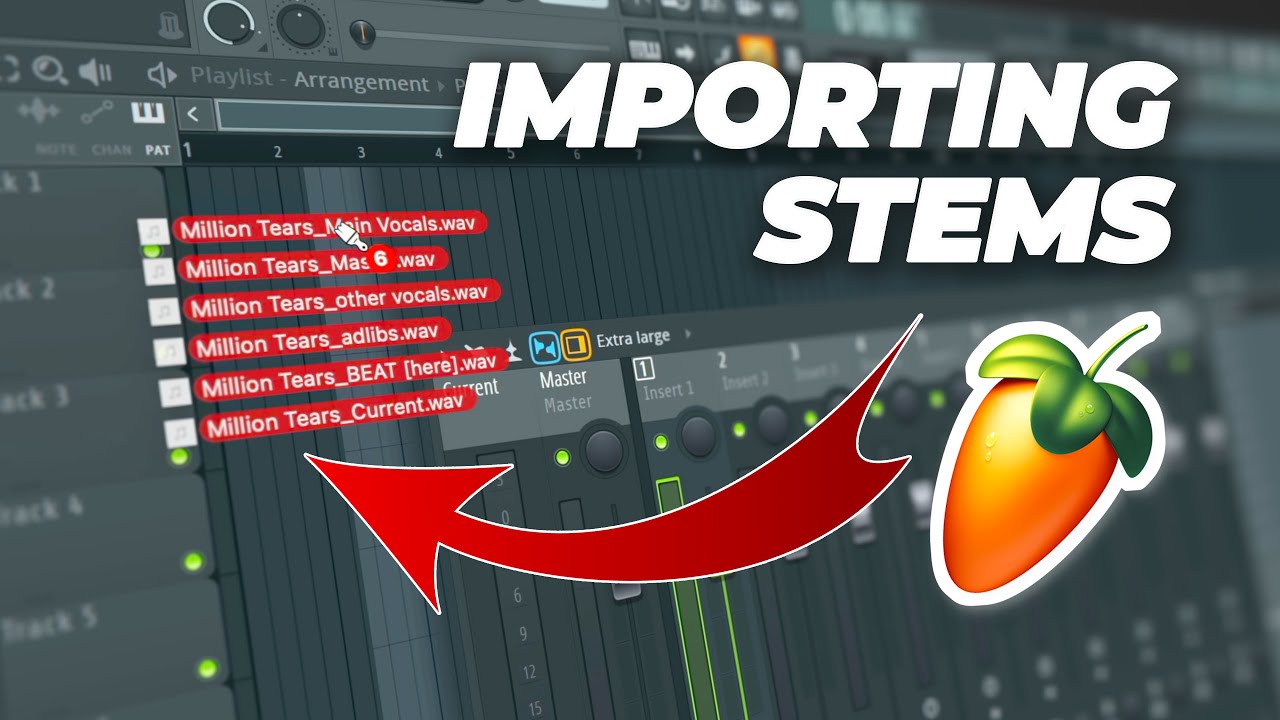 How To Import Stems in FL STUDIO 20 | Mix & Master Setup