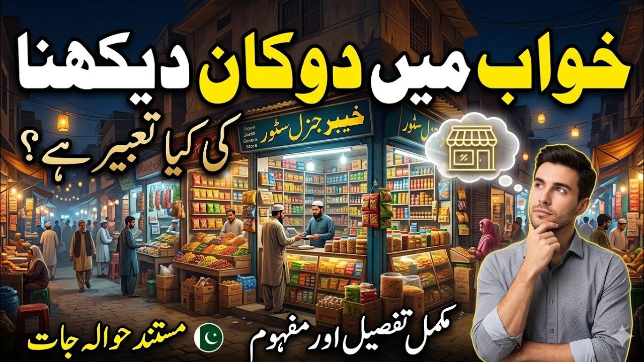 Khwab mein shop dekhna | Shop dream meaning | dream interpretation | khwab ki tabeer 