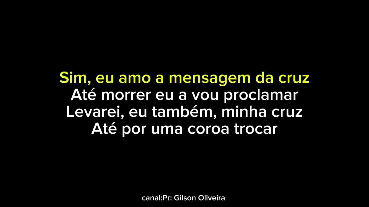 Playback - Quando Jesus estendeu a sua mão, Mensagem da cruz - versão Gabriel Guedes
