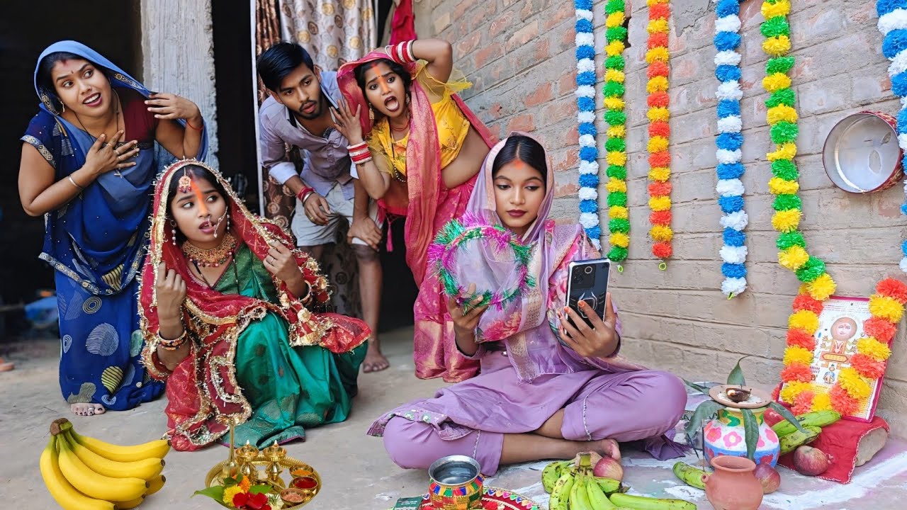 कुंवारी लड़की का कर्वा चौथ||Kuwari Ladki Ka Karwa Chauth||DN Bhojpuri Comedy Video||Karwa Chauth