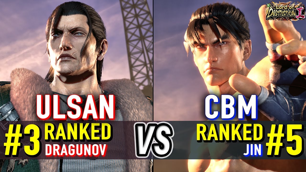 T8 🔥 ULSAN (#3 Ranked Dragunov) vs CBM (#5 Ranked Jin) 🔥 Tekken 8 High Level Gameplay