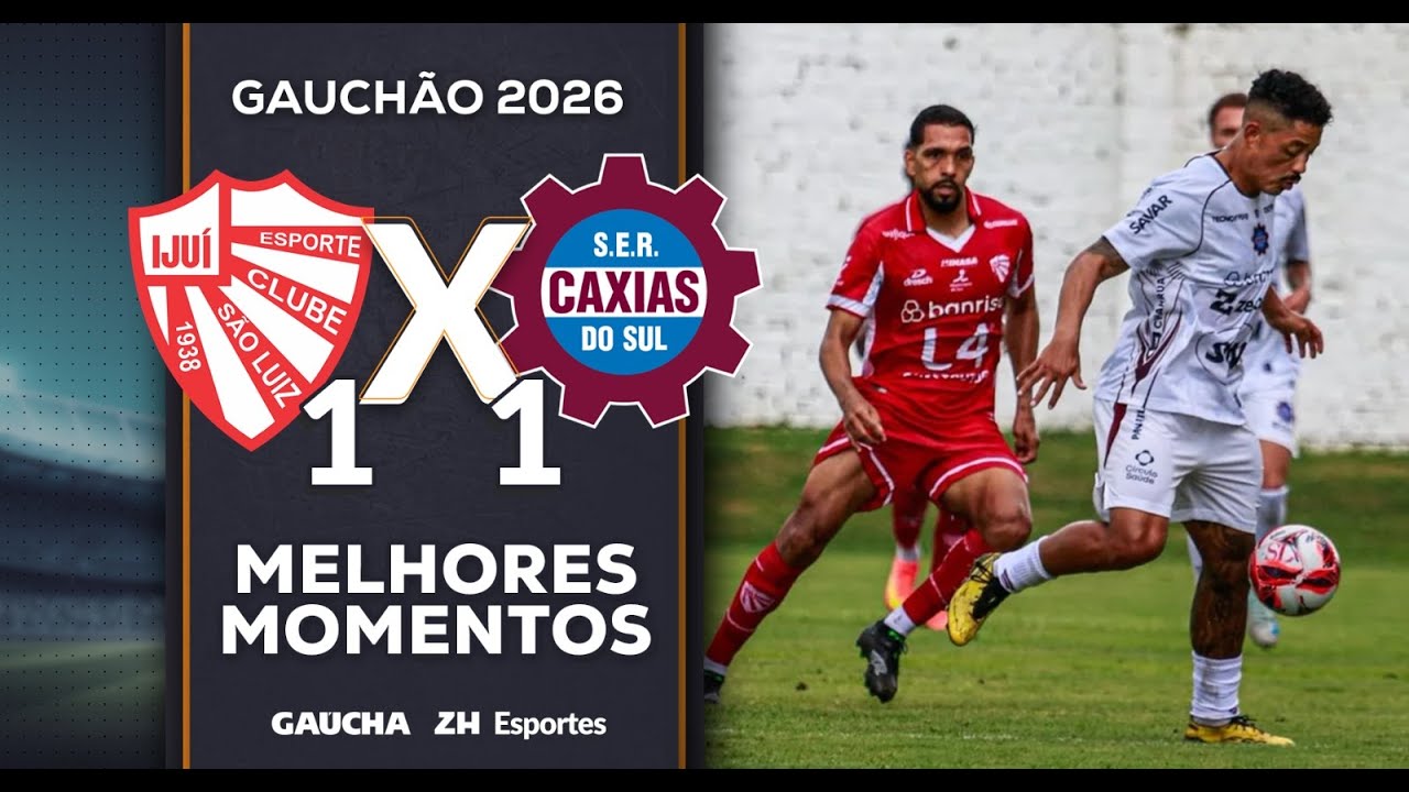 S&Atilde;O LUIZ 1x1 CAXIAS | MELHORES MOMENTOS | GAUCH&Atilde;O | 11/01/2026