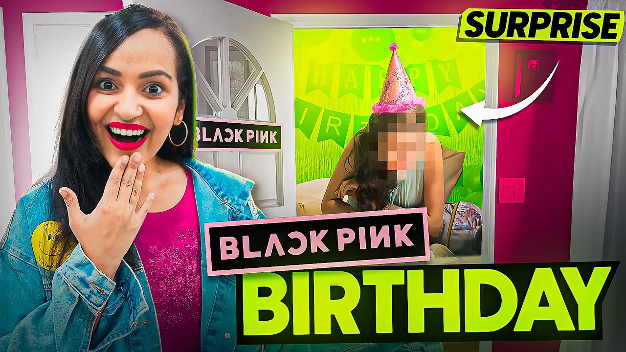 I broke into BLACKPINK Birthday of my SUBSCRIBER 🖤💗 & she had NO IDEA