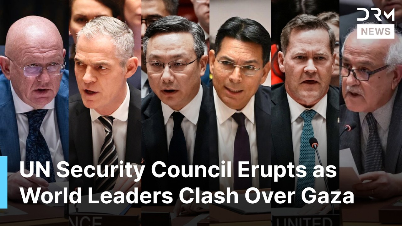 FULL SESSION: UN Security Council Erupts as World Leaders Clash Over Gaza, Middle East | AC1N