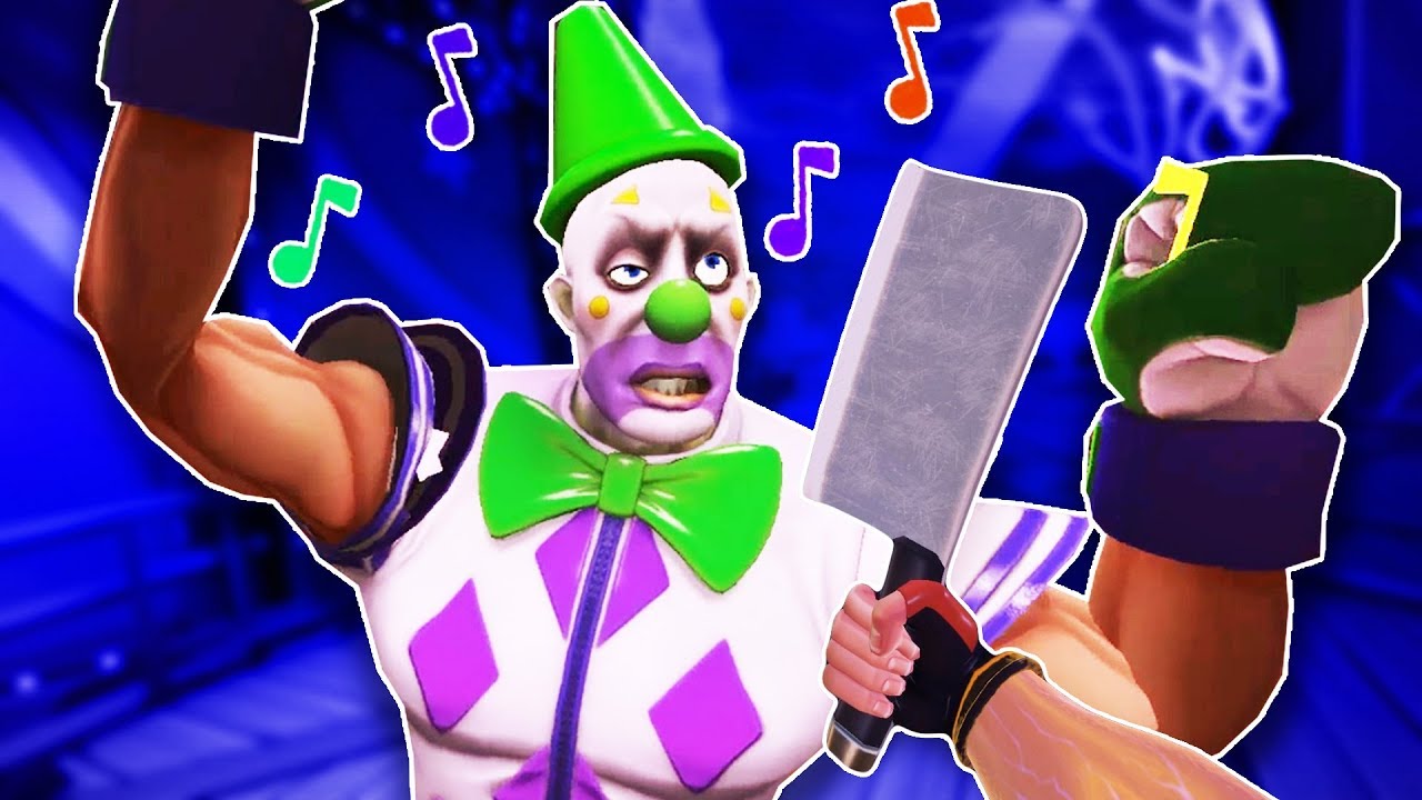 I Cleave These Creepy Clowns With a Giant Knife in Path of the Warrior VR!
