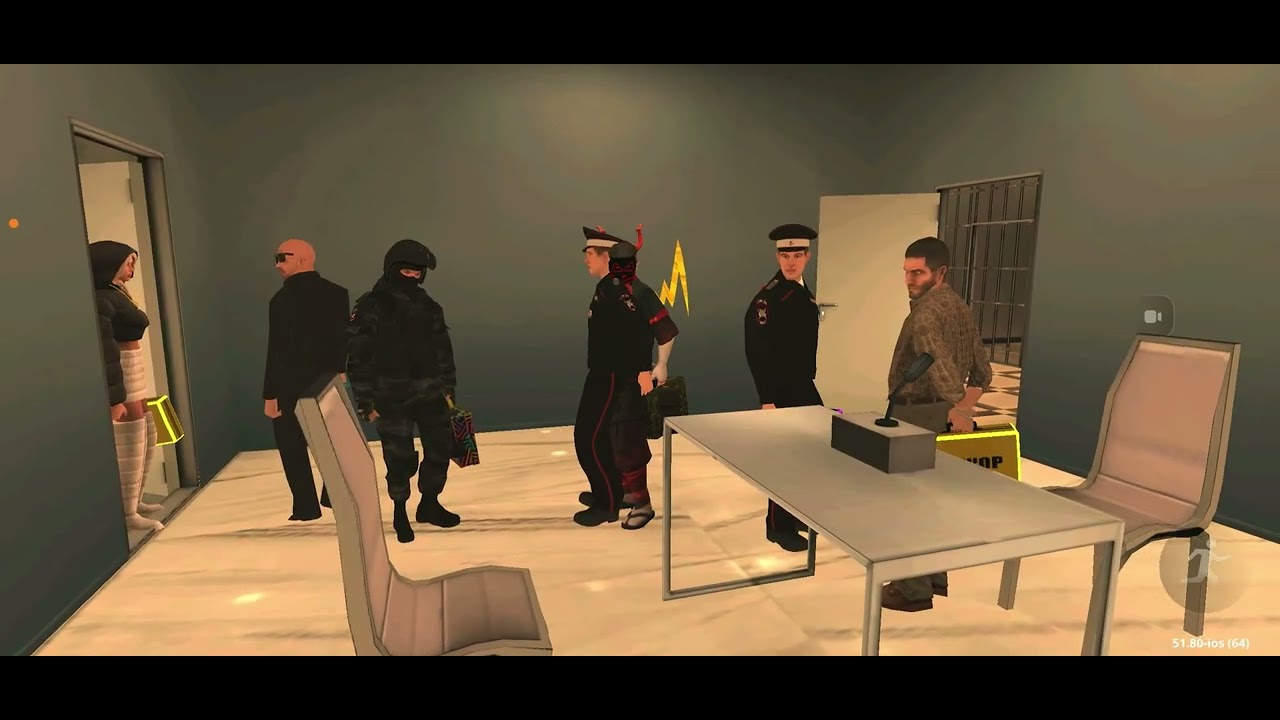 Поставил камеры в кабинете генерала полиции . Будни подполковника на Grand Mobile