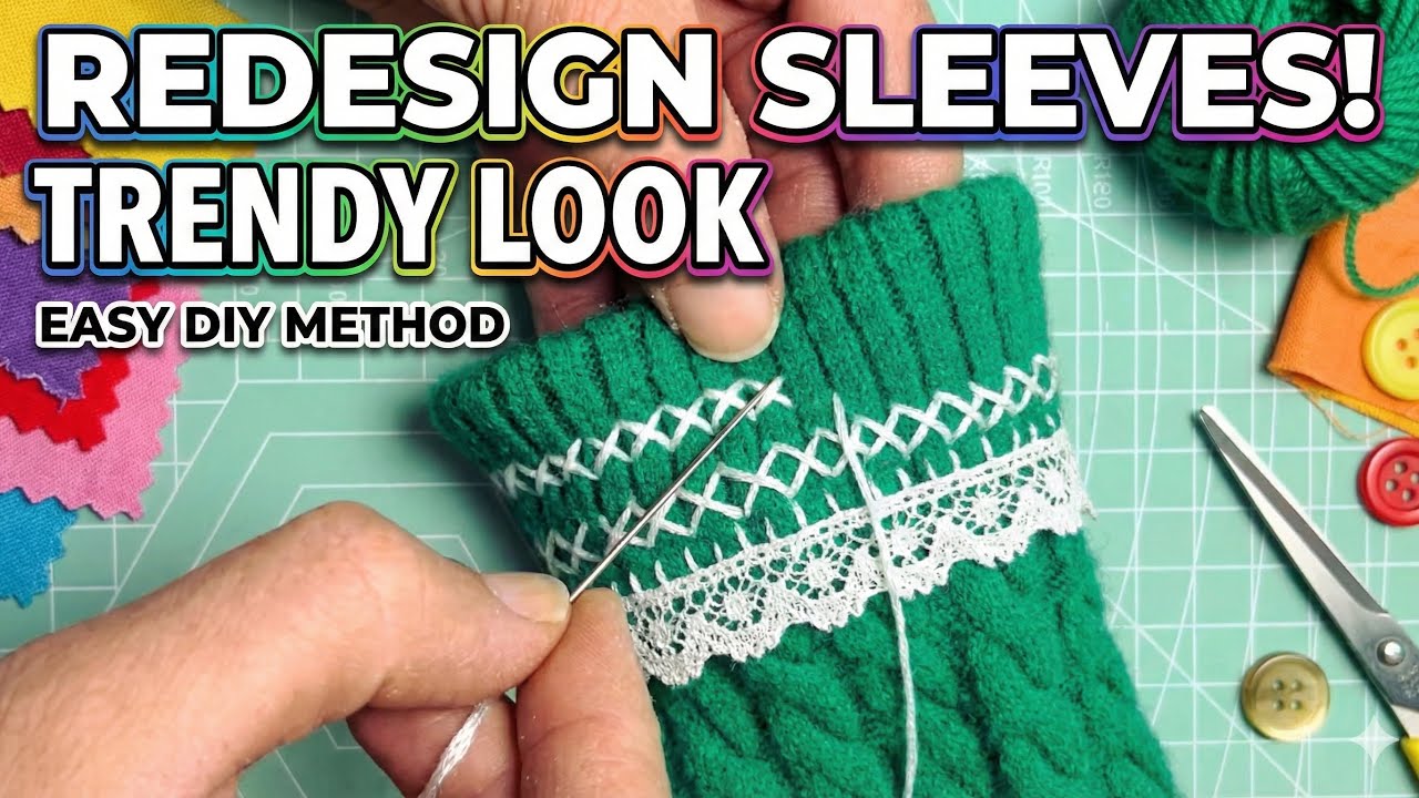Transform Your Sleeves! Simple DIY Redesign Method. 
