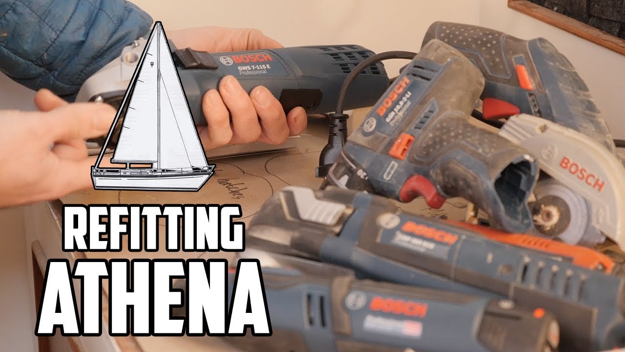 Sail Life - Two new Bosch tools & prepare to remove the engine - DIY sailboat repair