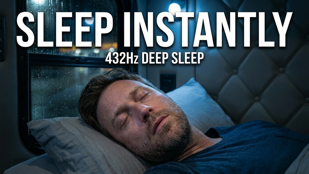 Fall Asleep Fast with 432Hz | Healing Sleep Frequency (10 Hours)