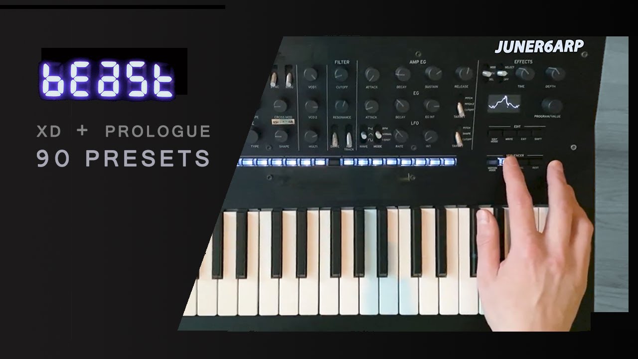 BEAST Korg User Oscillator - 90 Preset Patches Demo - XD, Prologue, NTS1