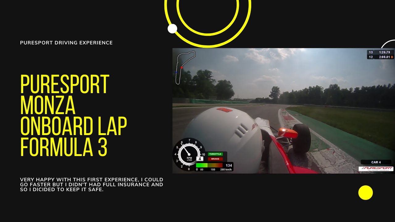 PURESPORT - MONZA - ONBOARD LAP - FORMULA 3