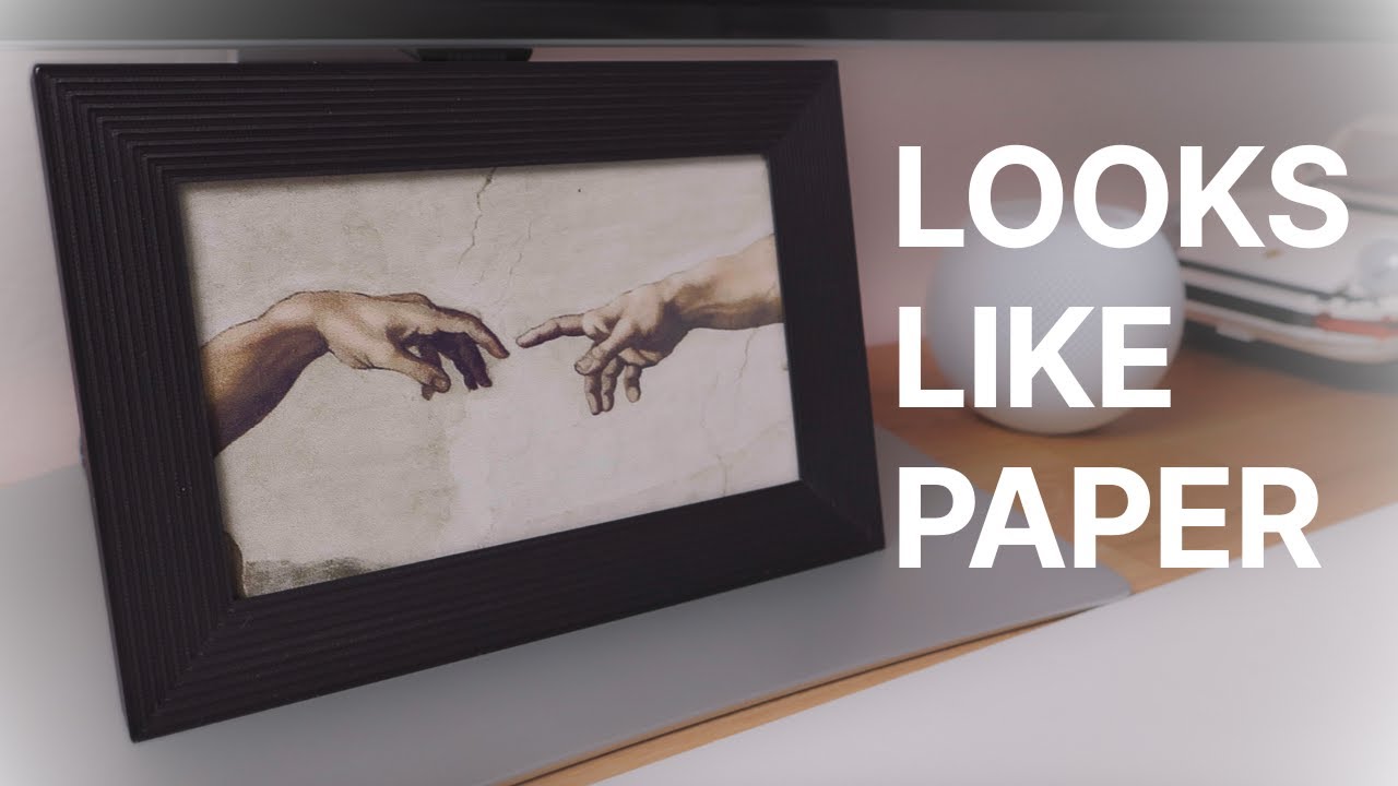 I Built a Digital Picture Frame That Looks Like Paper (And You Can Too)