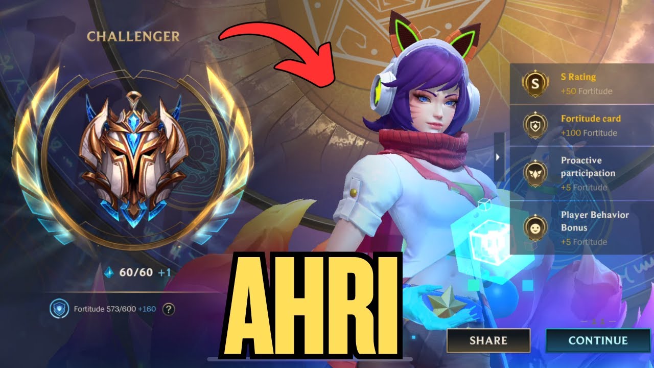 WILD RIFT HOW TO PLAY AHRI CHALLENGER PROMO