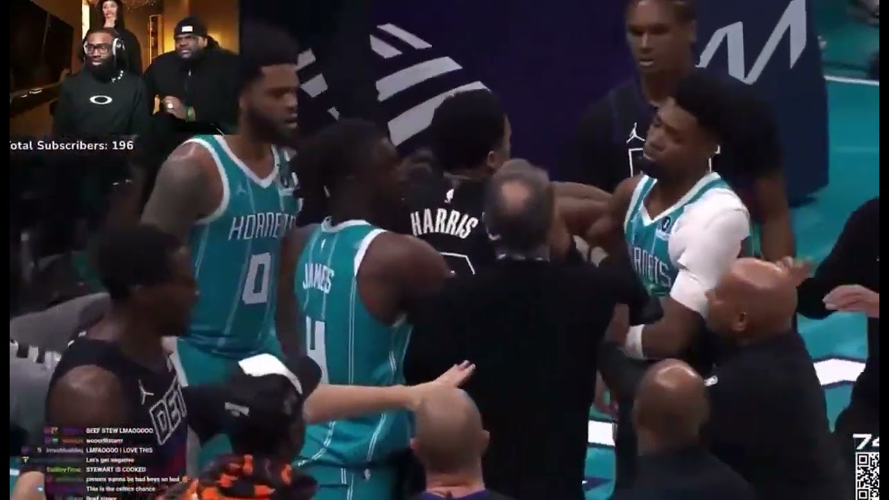 Jaylen Brown reaction to Pistons and Hornets getting into it:&ldquo;If a dude takes his hand and mush you.