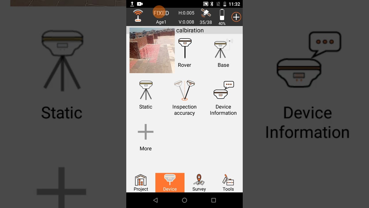 امر site calibration & localization فى اجهزة Meridian استخدام Gps بالاحدثيات المفترضة من التوتال
