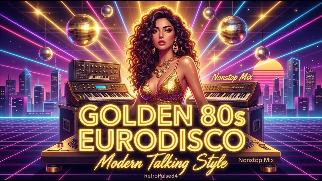 Golden 80s EuroDisco &mdash; Modern Talking Style Nonstop Mix | RetroPulse84