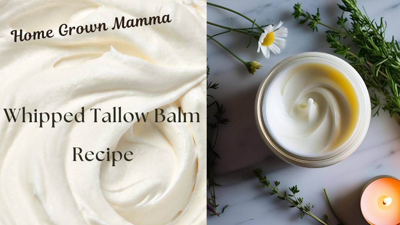 Whipped Tallow Balm Recipe