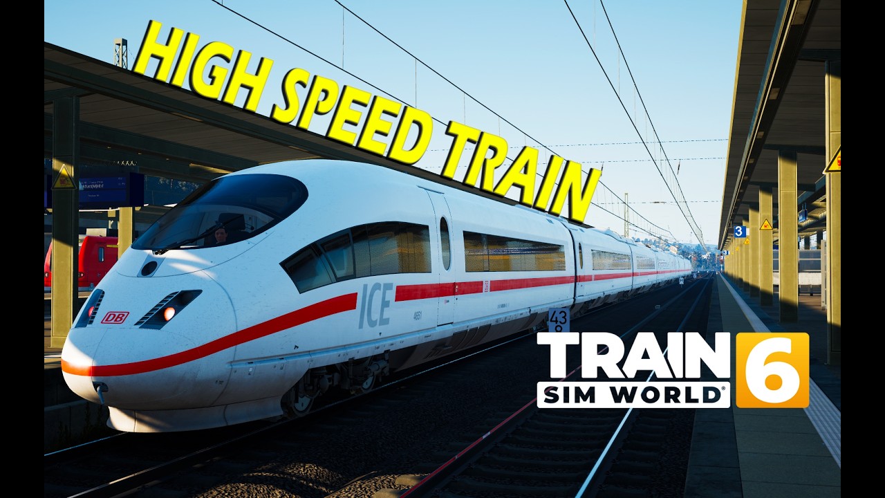 High Speed Interstate Bullet Train - Train Sim World 6
