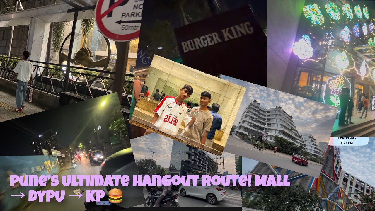Pune Day Out Vlog: ADYPU Campus Tour, Phoenix Marketcity & Burger King Koregaon Park!