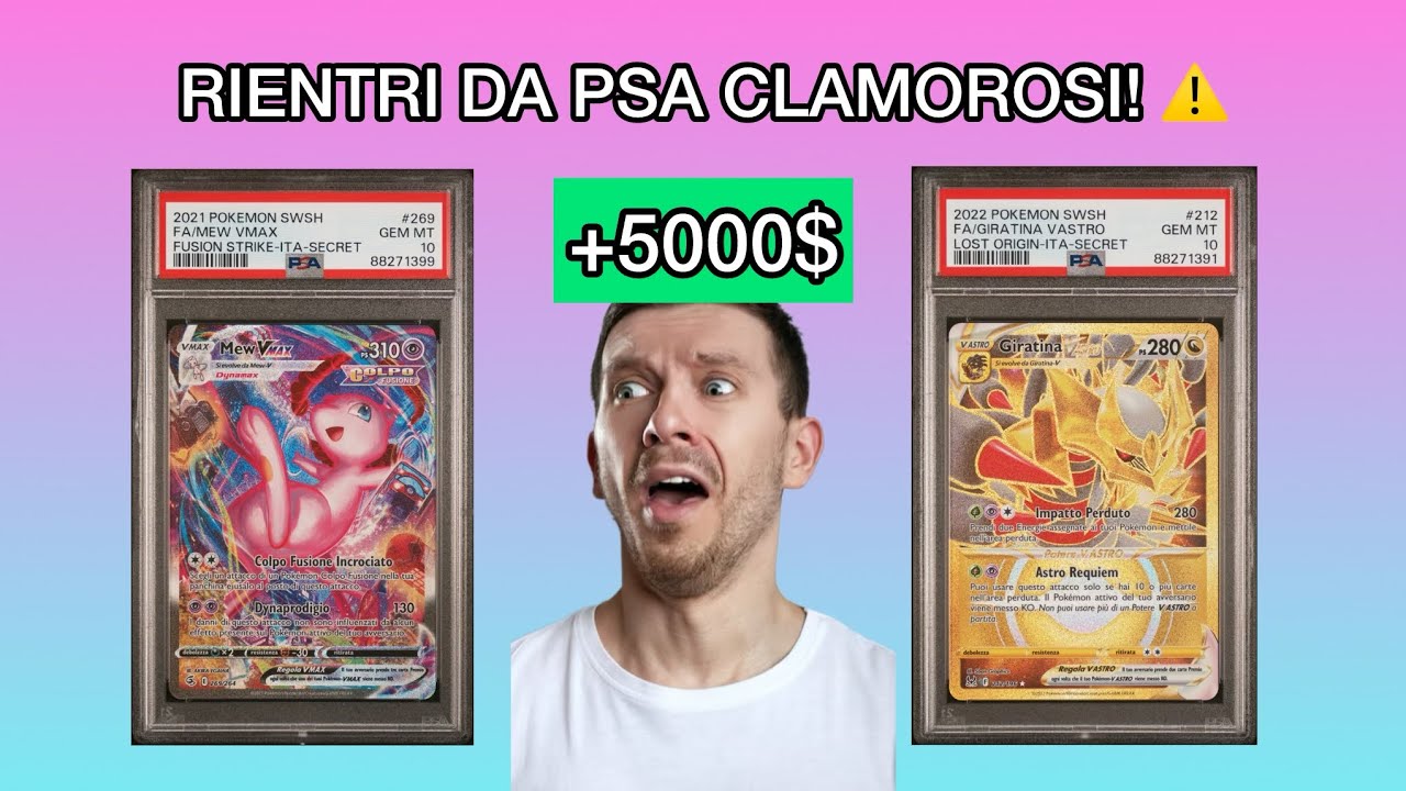SONO TORNATE LE CARTE POK&Eacute;MON CHE AVEVO SPEDITO A GRADARE CON PSA 😰
