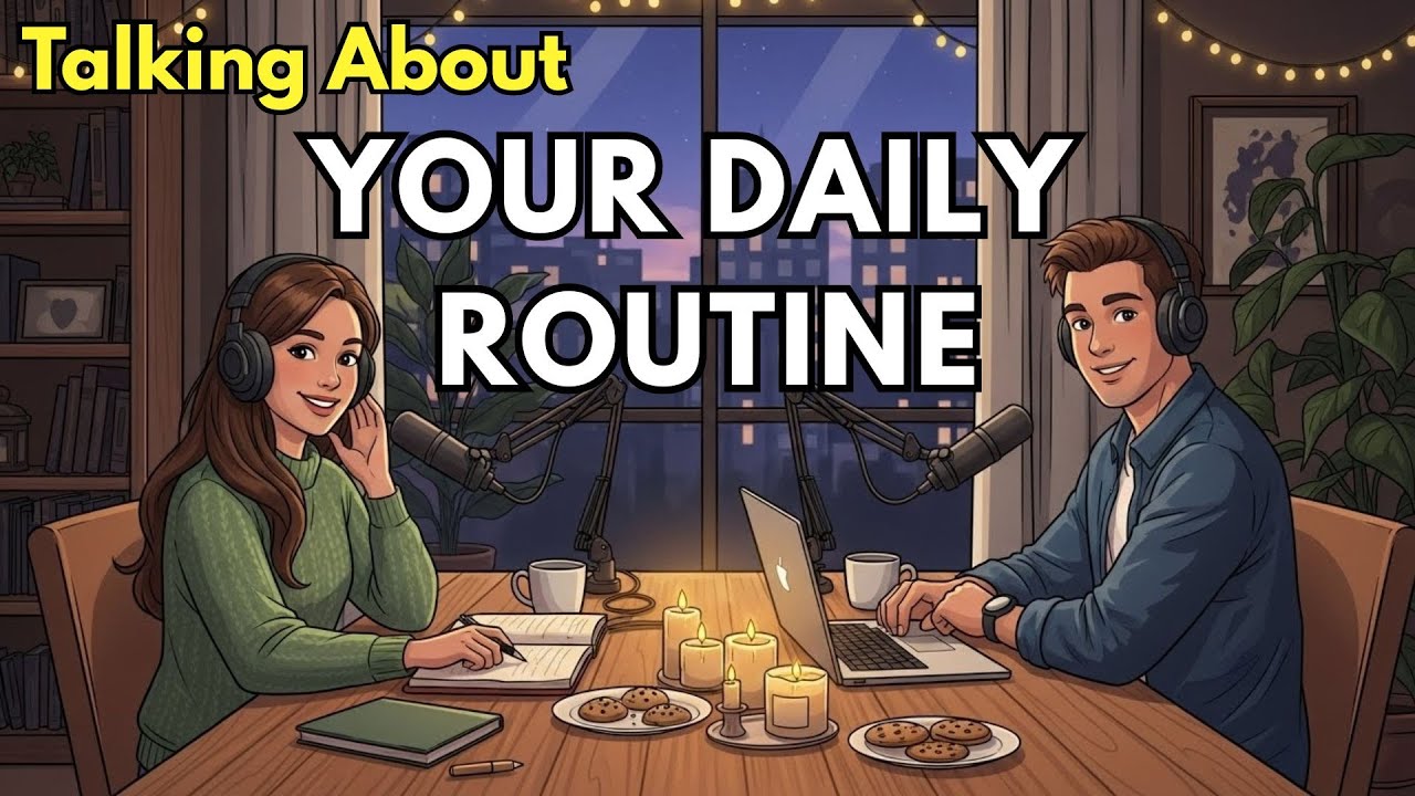 How to Talk About Daily Routine in English | English Podcast for Real Life Speaking