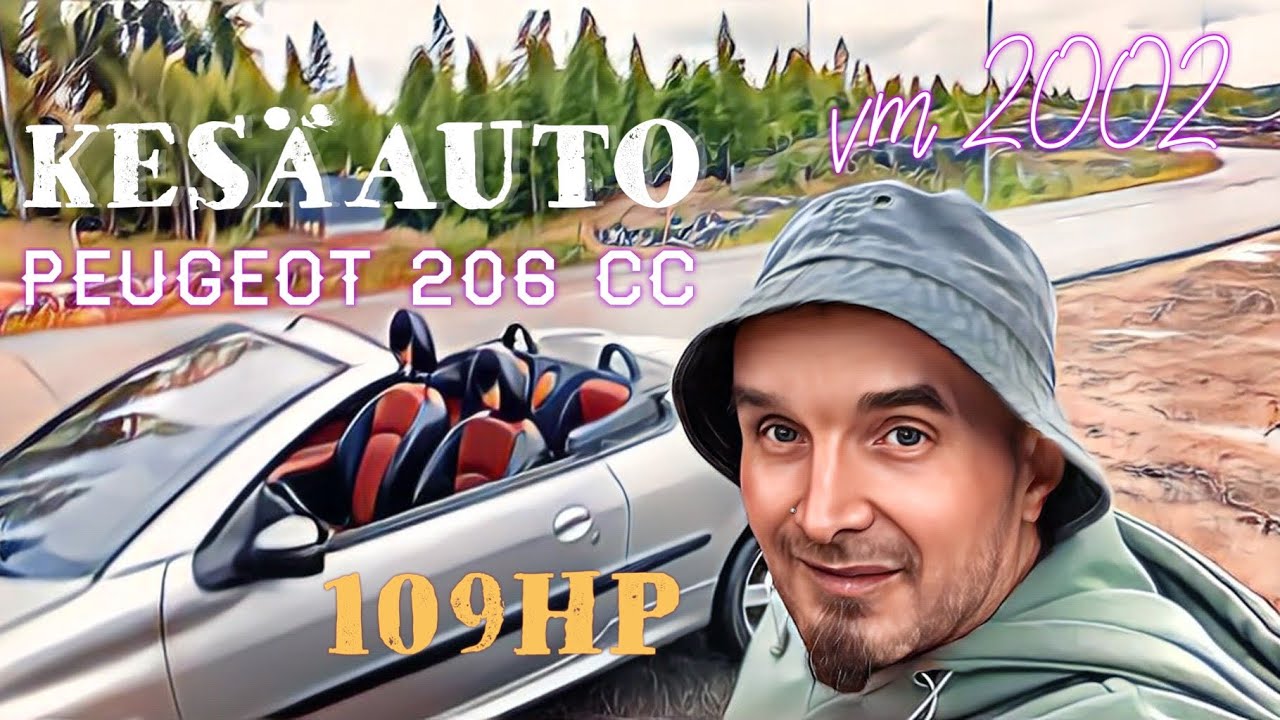 KESÄAUTO PEUGEOT 206 CC 109HP🔥#peugeot206 #auto