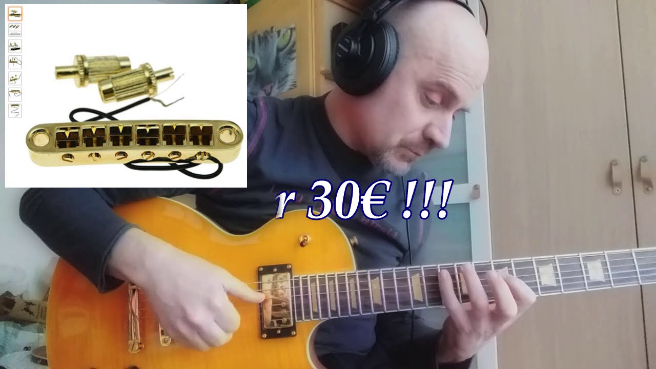 review: KAISH piezo bridge for Les Paul