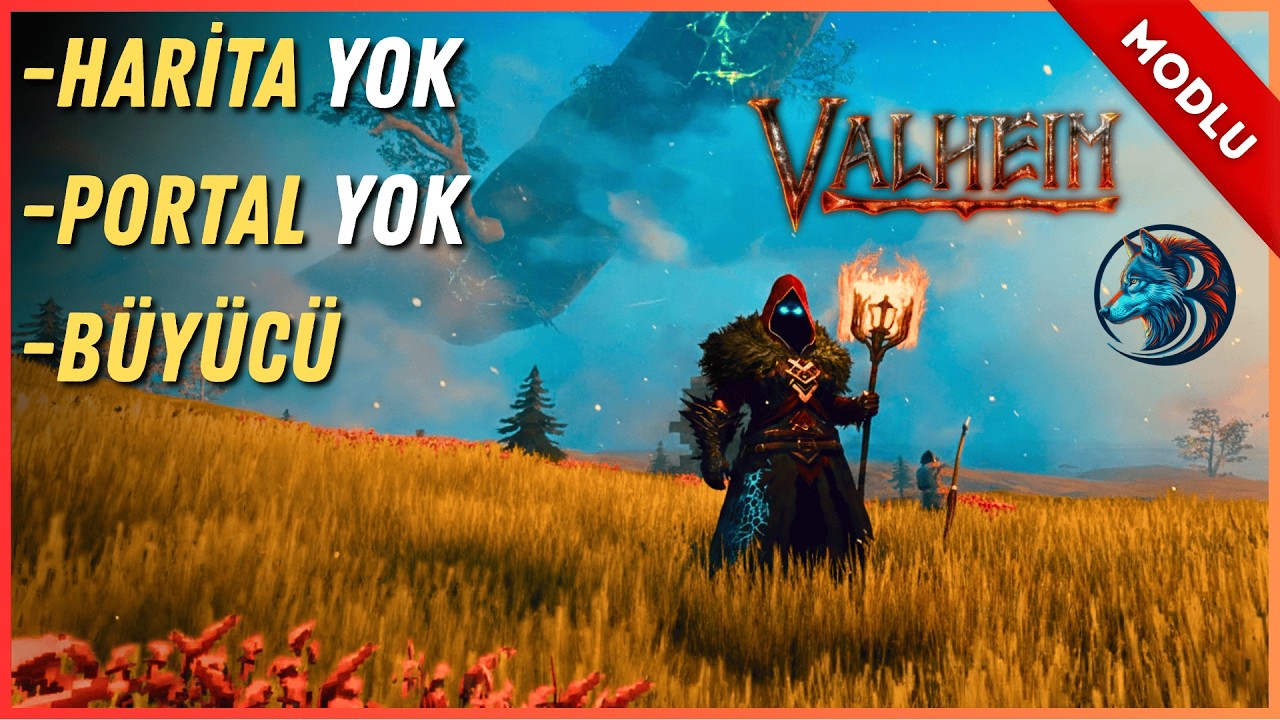 #33 No Map - No Portal - Büyücü  - Solo - Zor Combat (Valheim Modlu Serisi)