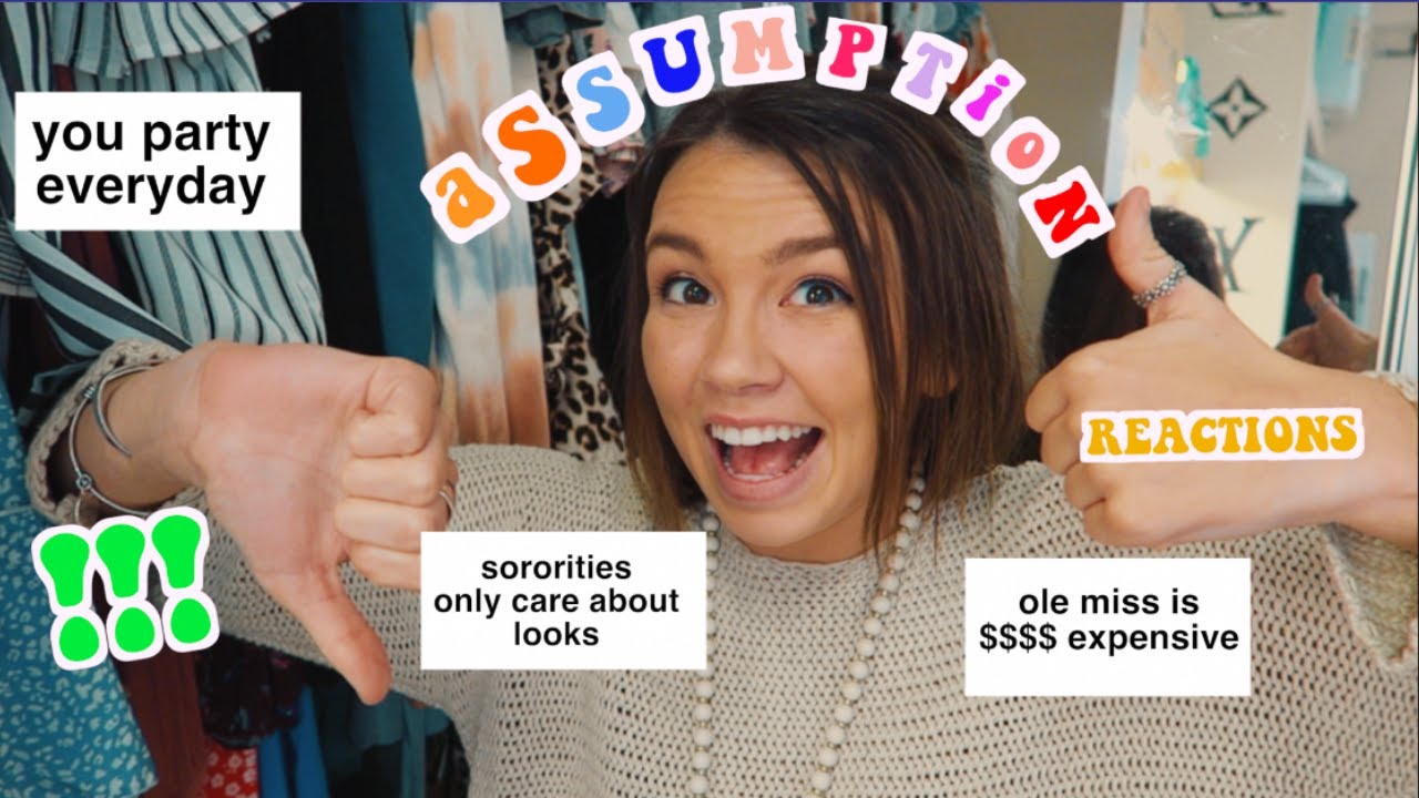 Answering Your Assumptions About College *OLE MISS EDITION*