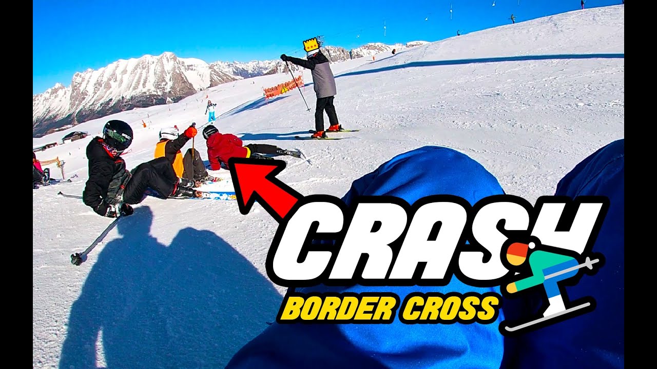 ÉNORME CRASH AU BORDER CROSS DE SUPERDEVOLUY 💥⛷