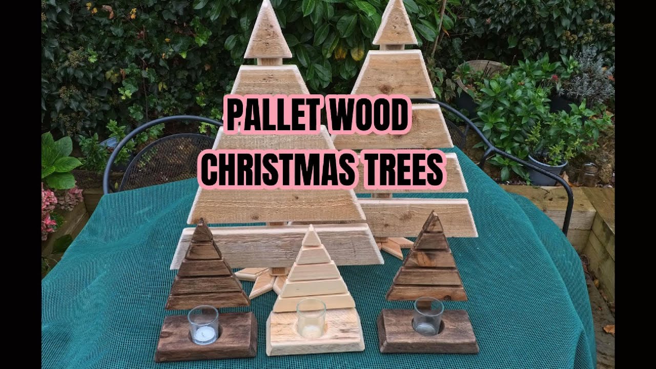 PALLET WOOD CHRISTMAS TREES
