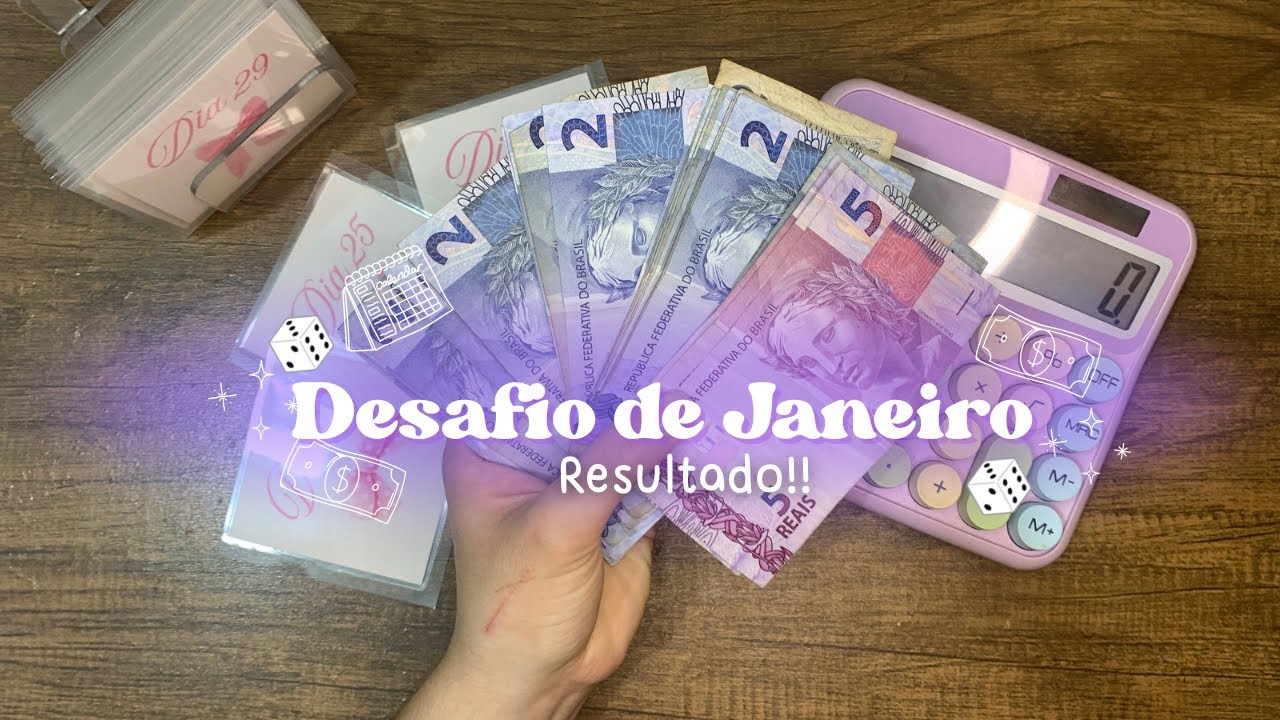 Resultado do desafio mensal: Janeiro | 2026 💫💖💸