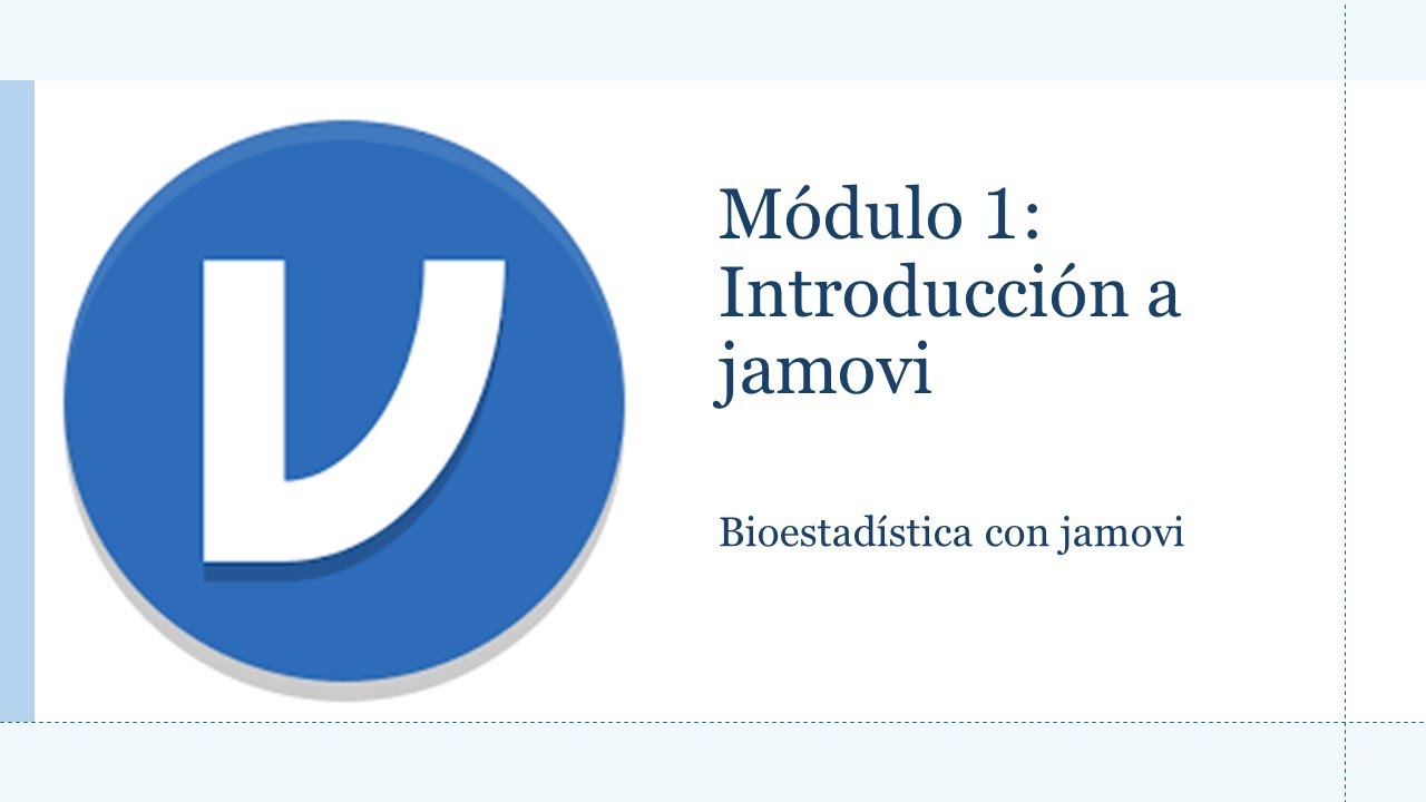 Bioestadística con jamovi: Módulo 1 - Introducción a jamovi