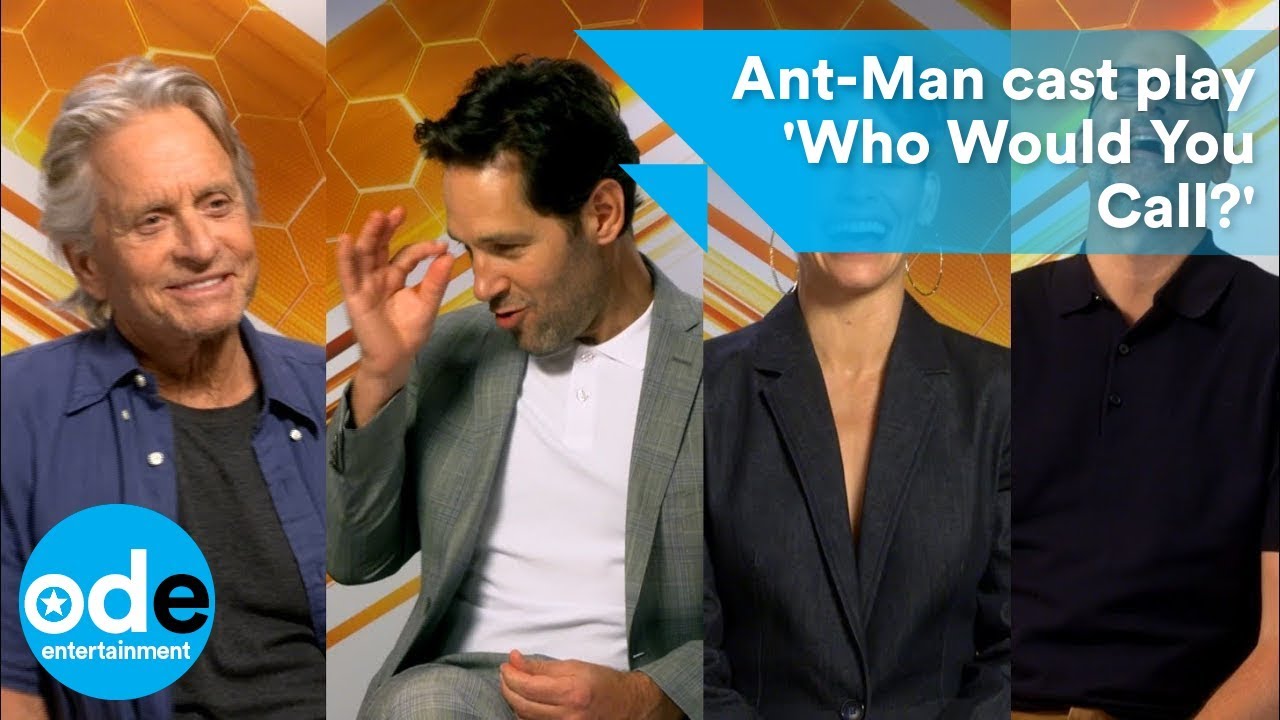 Ant-Man and the Wasp cast play 'Who Would You Call?'