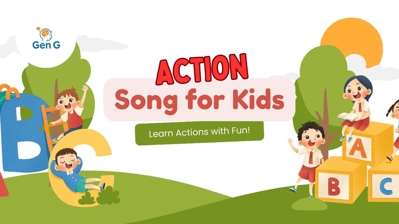 Actions song for kids | Action song for kindergarten | Action song nursery rhyme