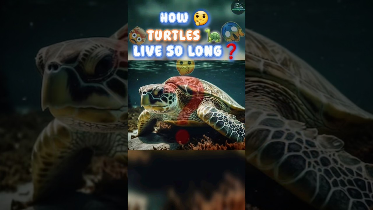 how turtles 🐢 live so long🤯😱🤔