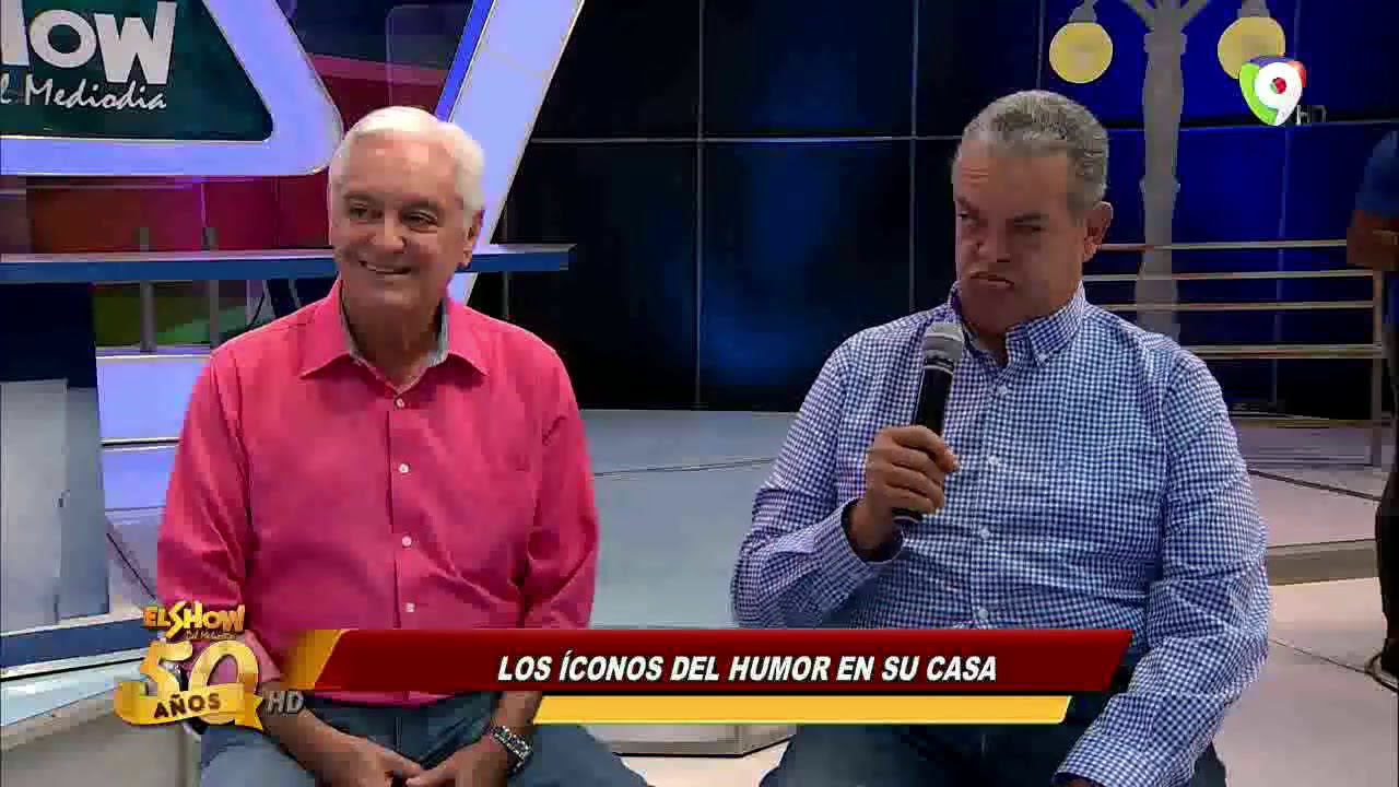 Iconos del Humor Cuquin Víctoria y Boruga en su casa | El Show del Medio Día