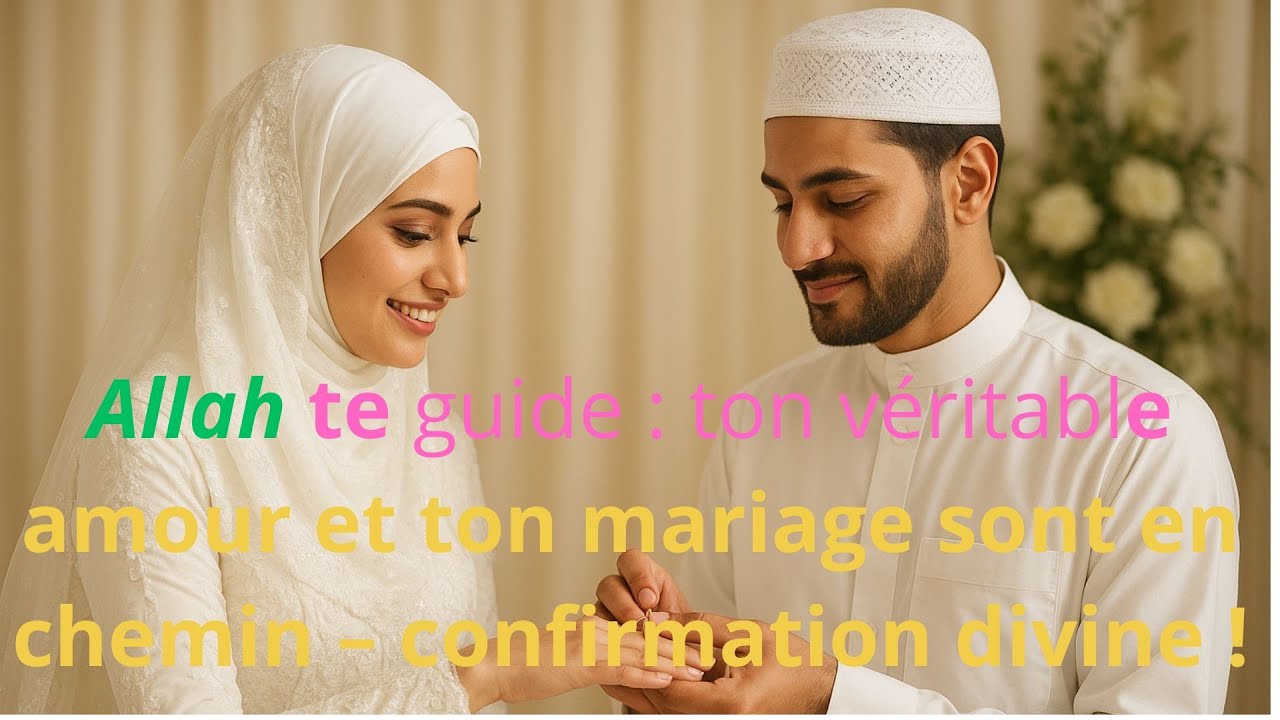 Allah te guide: ton véritable amour et ton mariage sont en chemin _ confirmation divine.