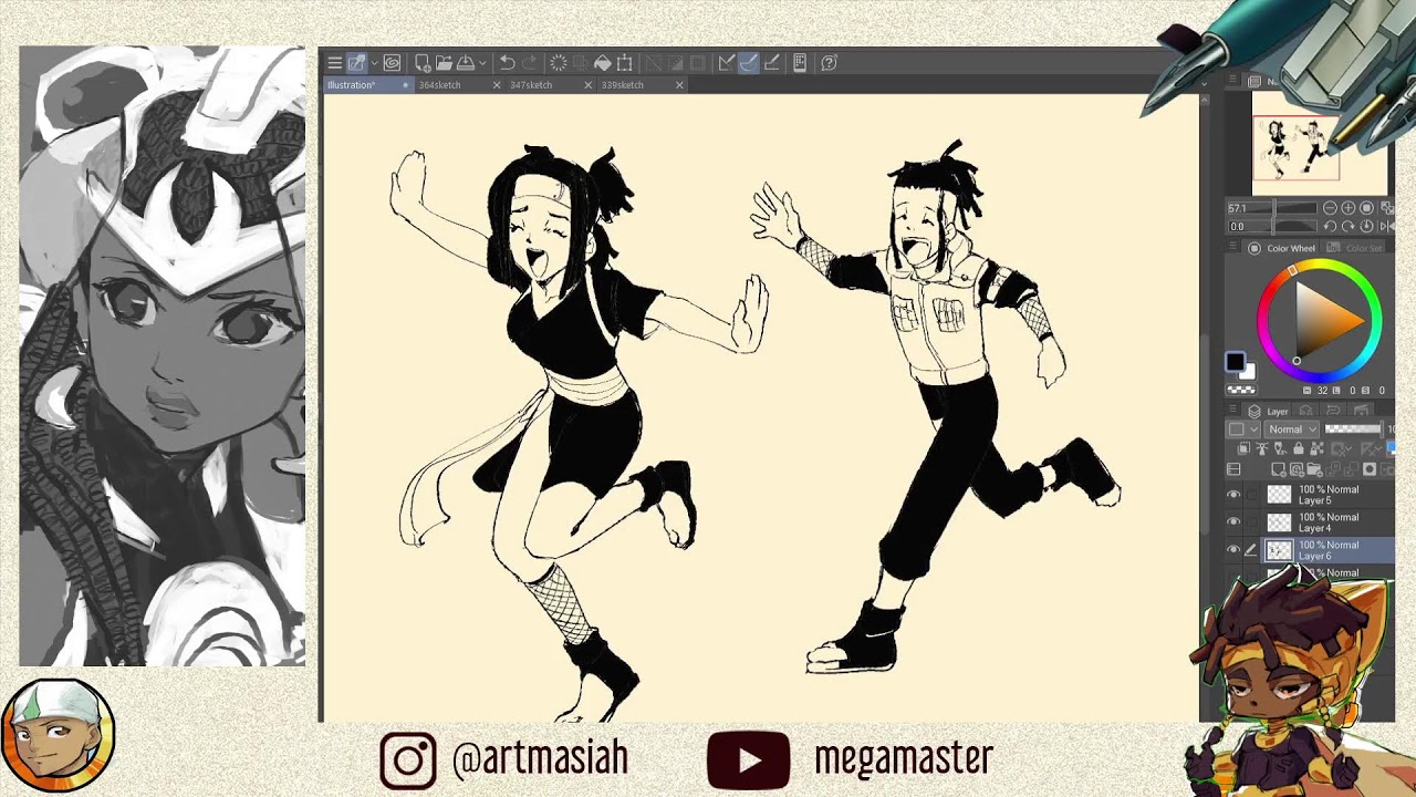 [L I V E] Working on ART Commissions 02  🎵☕