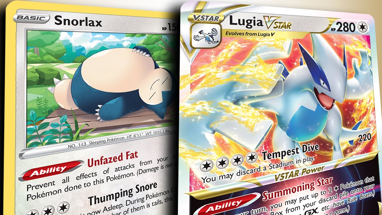 How to play LUGIA VSTAR COLORLESS version Pokemon TCG deck!