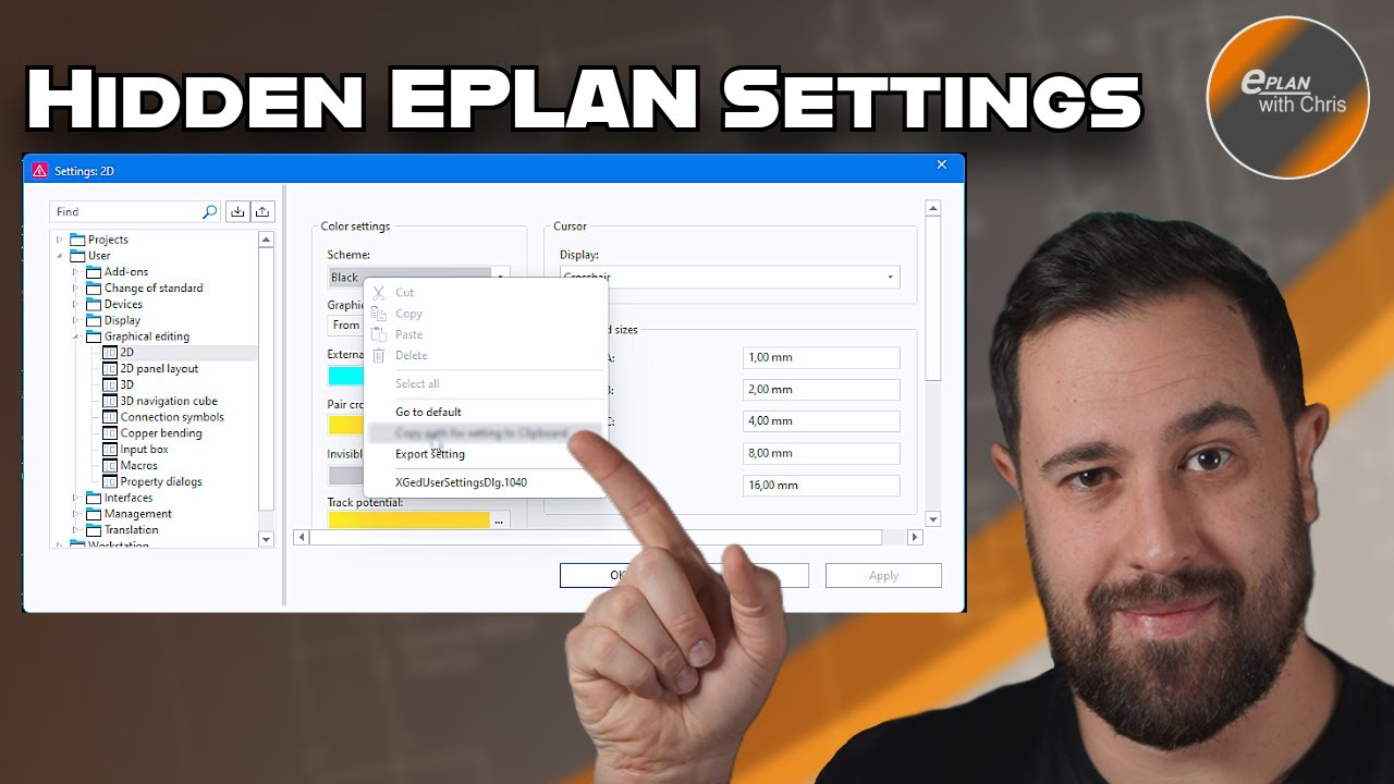 Unlock a Hidden EPLAN Feature: Read All Setting Names via Script