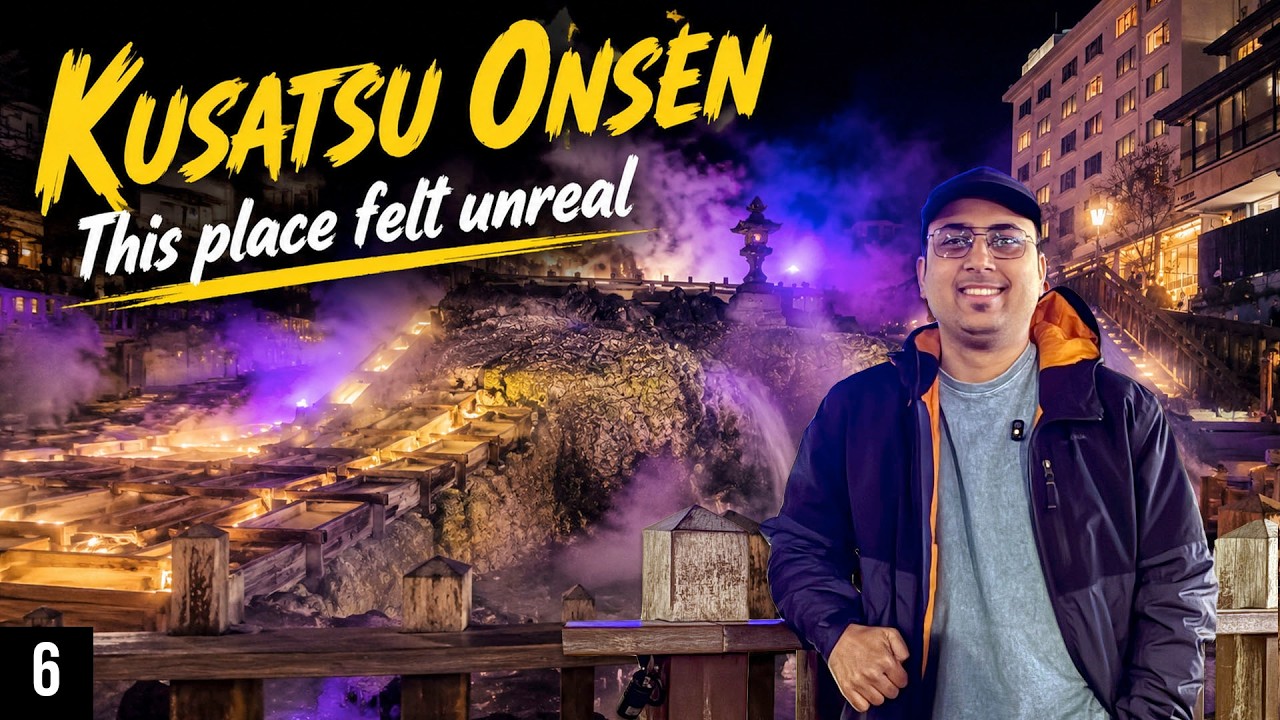 Living in a Volcanic Town: My First Ryokan | Kusatsu Onsen - Japan Ep 6
