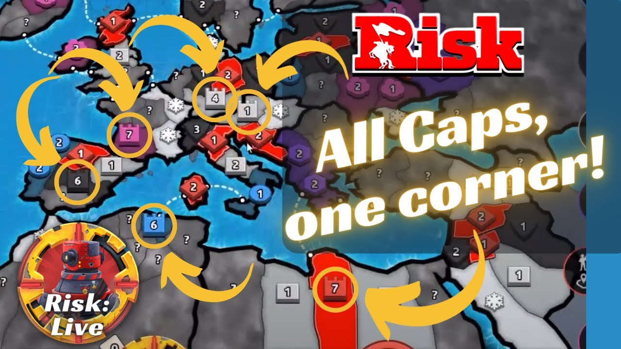All Caps in One Corner! | Europe Advanced Progressive Caps | Risk: Global Domination