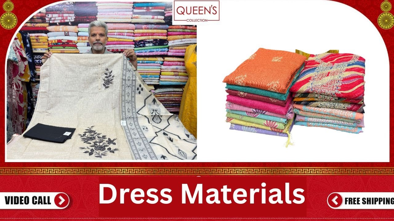 Fabric Dreams to Fashion Reality | Premium Dress Materials | Queens Collection