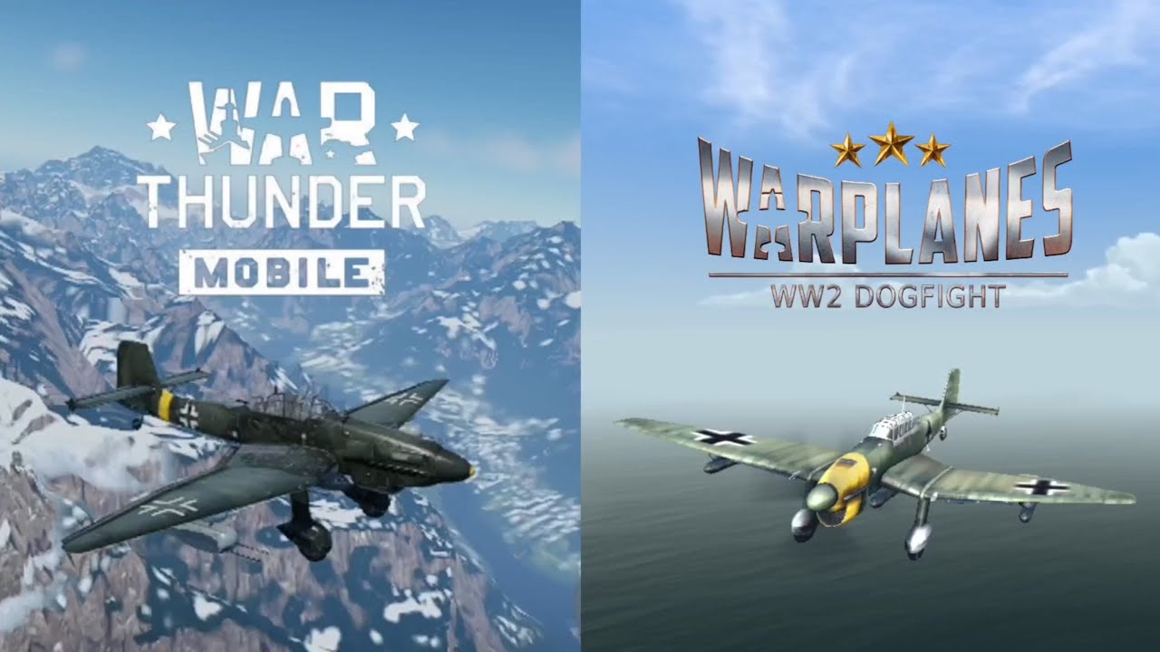 Ju 87 Stuka in War Thunder Mobile and Warplanes WW2 Dogfight