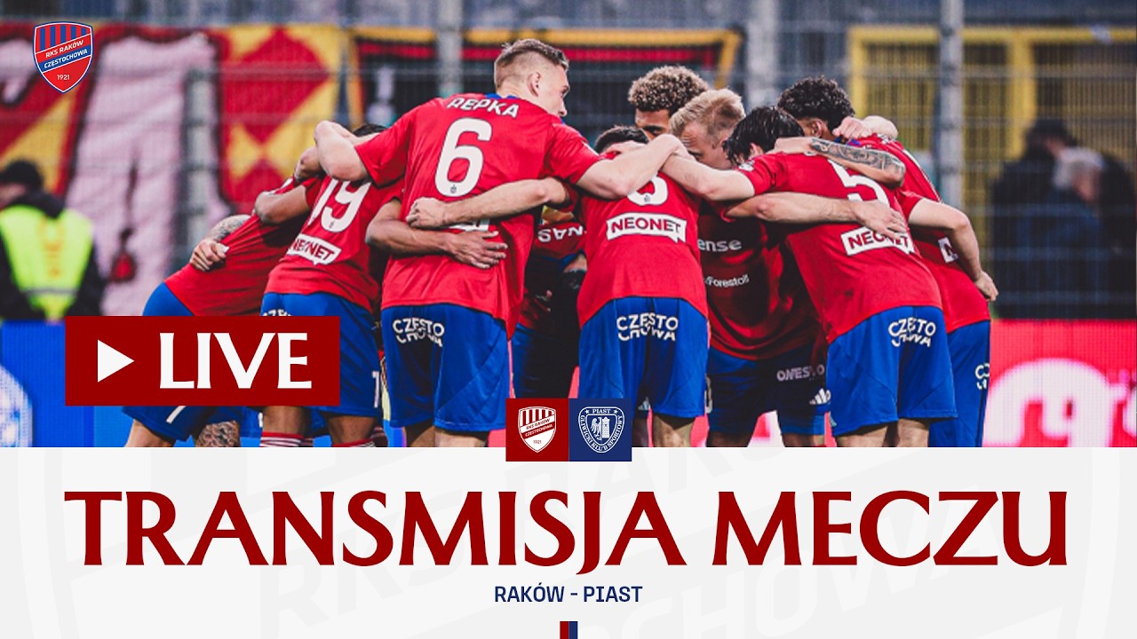 LIVE | Sparing: Rak&oacute;w Częstochowa- Piast Gliwice